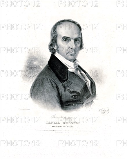 Daniel Webster, Secretary of State ca 1843