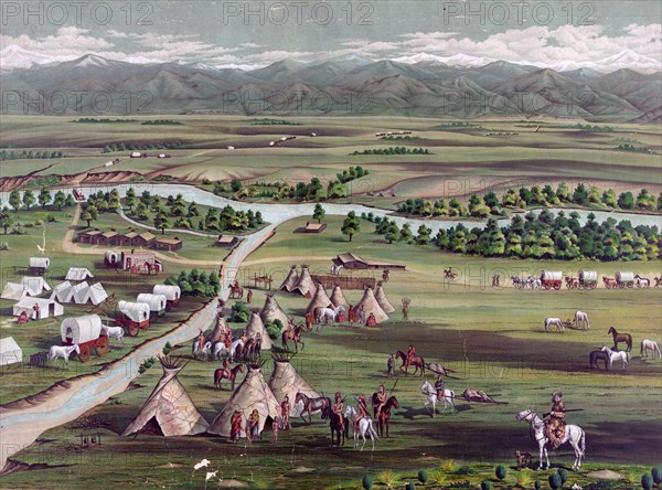 Denver in 1859 (created in 1891)