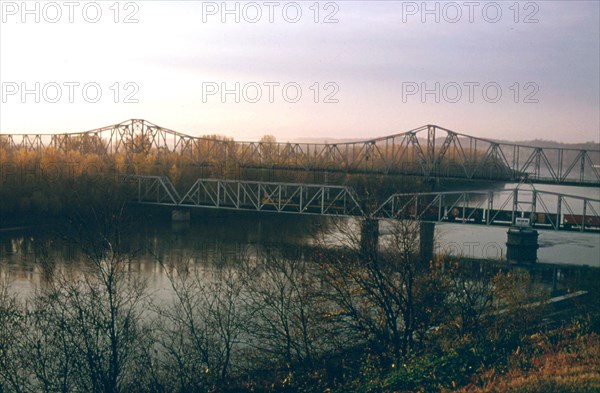 Early Morning View from a Bluff at Atchison