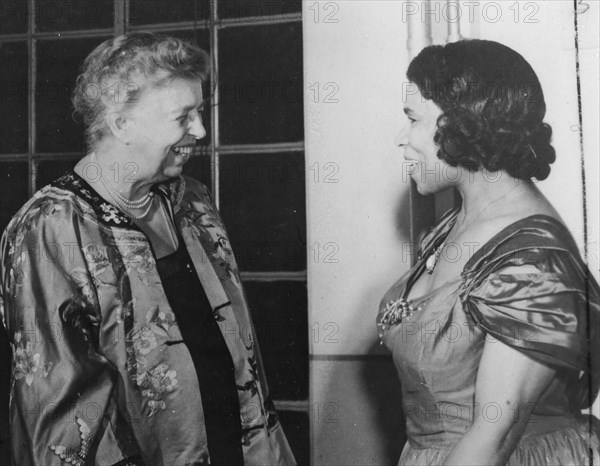 Eleanor Roosevelt and Marian Anderson in Japan