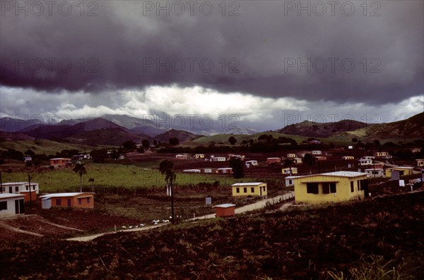 Federal housing project on the outskirts of the town of Yauco