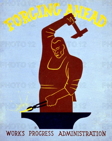 Forging ahead Works Progress Administration