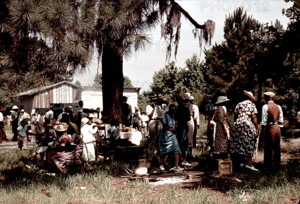 Fourth of July picnic by Negroes