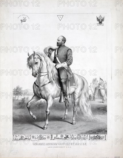 Gen. James Abraham Garfield K.T. 14 A. & A.S.R. late president U.S.A