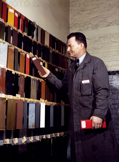 Laboratory worker at the research laboratory