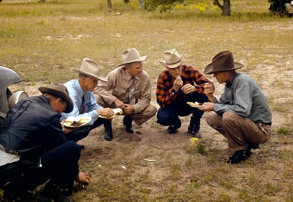 Men of a small community in New Mexico