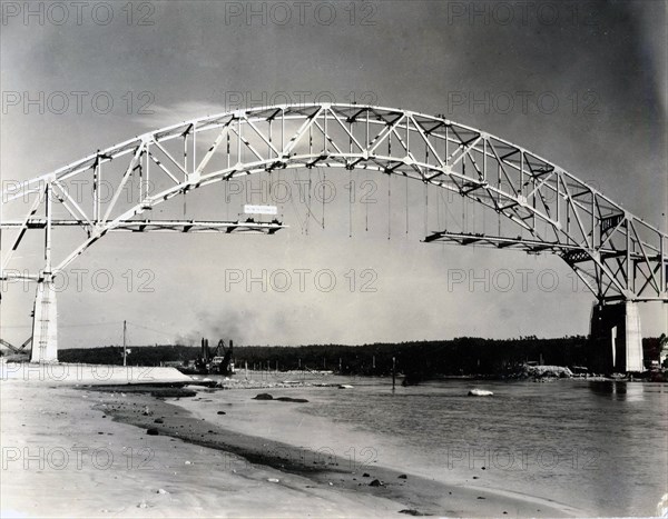 Midsection Construction of Sagamore Bridge