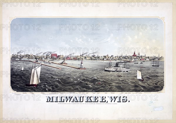 Milwaukee Wisconsin. ca. 1874