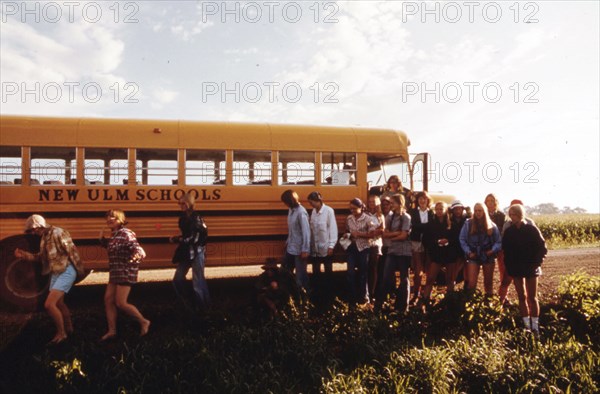 New Ulm Schools bus