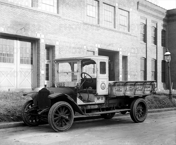 Overman Cushion Tire Company work truck