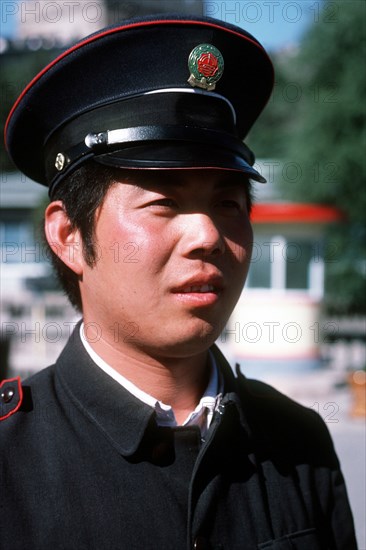 Portrait of Chinese man on a street in Beijing