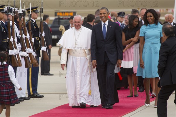 Security during the U.S. visit of Pope Francis