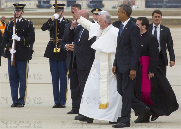 Security during the U.S. visit of Pope Francis