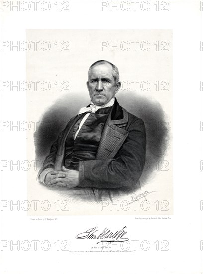 Sam Houston ca  1848