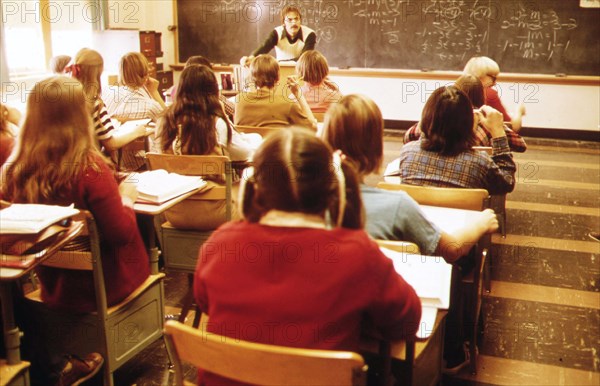 Students and Teacher in a Classroom