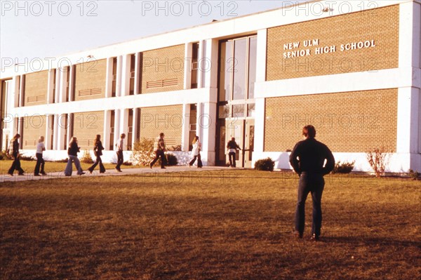 Students Arriving for School