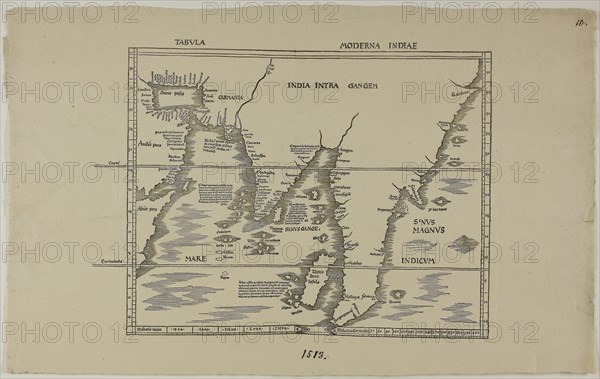 Tabula Moderna Indiae 1513