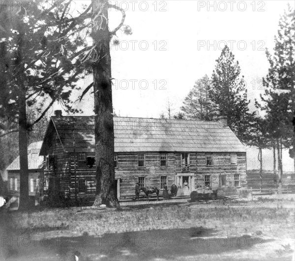 The Lake House. Lake Tahoe ca. 1866