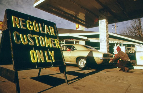 This Shell Gas Station in 1974
