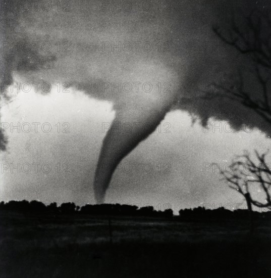 Tornado on Ground Near Great Bend