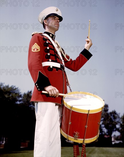 U.S. Marine Band drummer