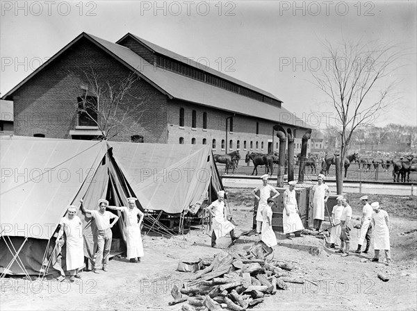 U.S. Navy Baking School ca. 1917