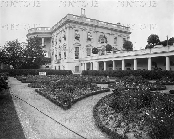 White House West Garden ca. 1905