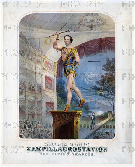 William Hanlon. Zampillaerostation or the flying trapeze