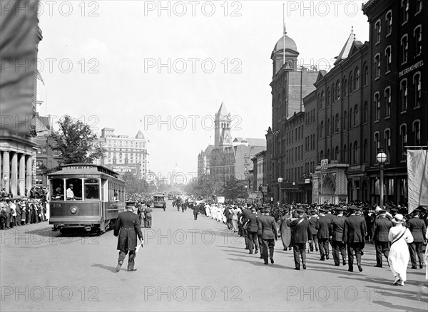 Woman suffrage parade