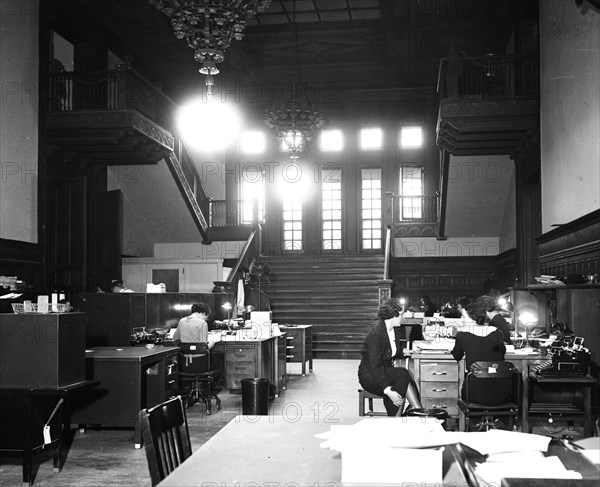 Woman working in an office