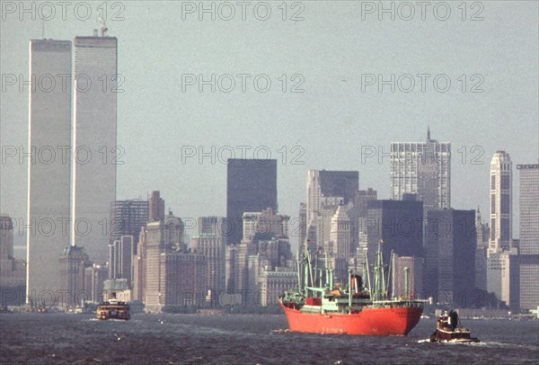 World Trade Centerand Lower Hudson River
