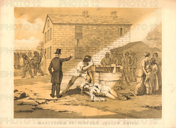 1844 Martyrdom of Prophet Joseph Smith ca. 1891