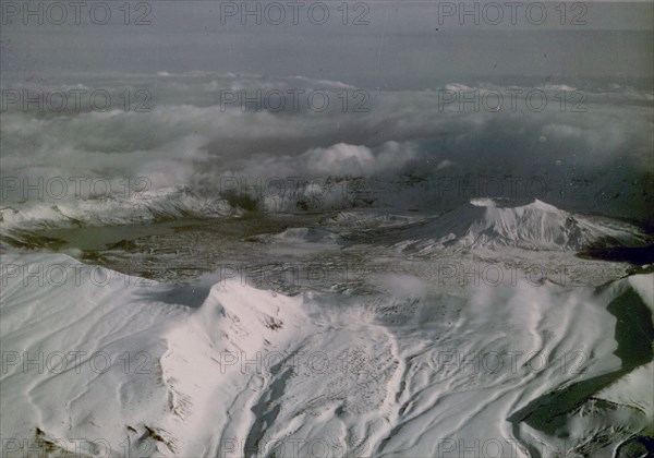 October 1972 - Aniakchak Caldera from about 11,000' 10/31/1972