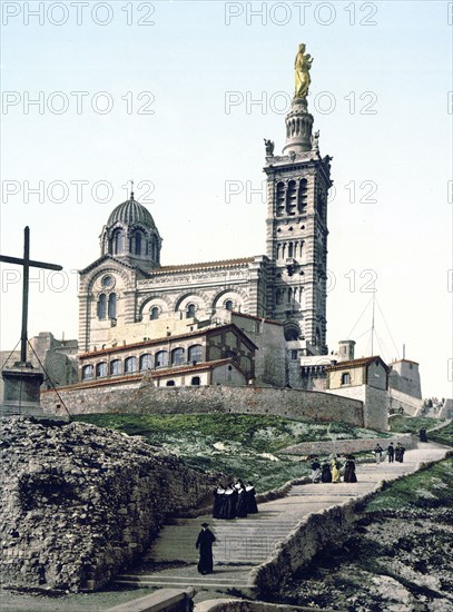 Notre Dame de la Garde I, Marseilles, France ca. 1890-1900