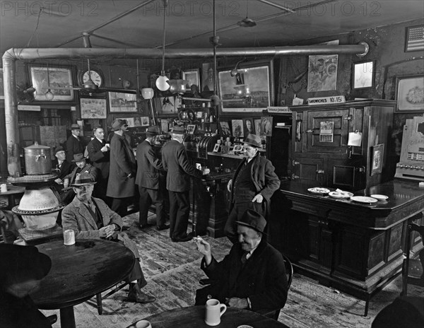 1930s New York City - McSorley's Ale House, 15 East 7th Street, Manhattan ca. 1937