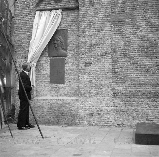 September 25, 1947 - Unveiling of the memorial stone by Peter de Groote