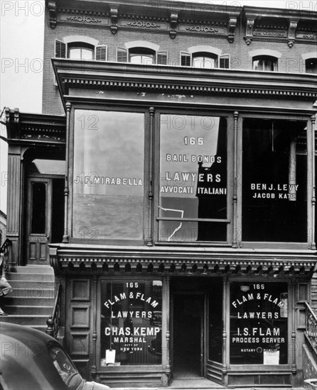 1930s New York City - Flam and Flam, 165 East 121st Street, Manhattan ca. 1938