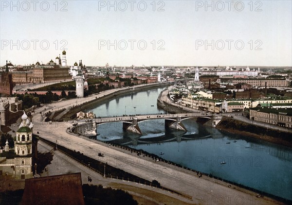 General view from St. Saviour's, Moscow, Russia ca. 1890-1900