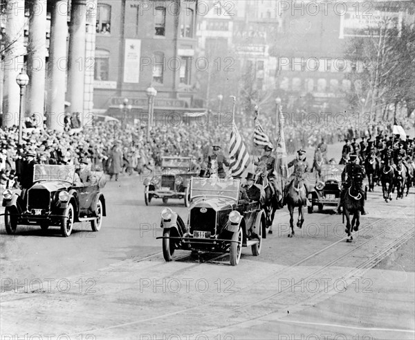 President Coolidge returning form [sic] the Capitol March 4, 1925