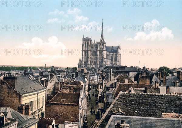 From the belfrey, Amiens, France ca. 1890-1900