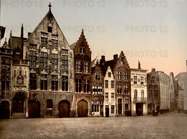 The library, Bruges, Belgium ca. 1890-1900