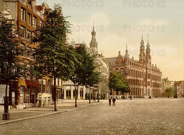 The post office, Amsterdam, Holland ca. 1890-1900