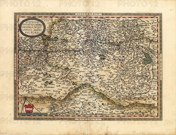 Abraham Ortelius - First World Atlas ca. 1570 - Avstria