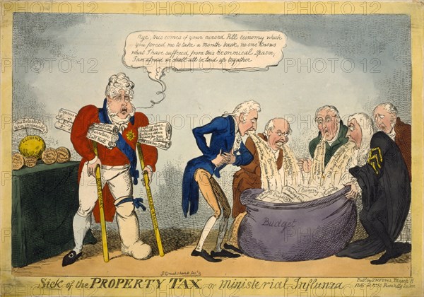 Sick of the property tax or ministerial influnza ca. 1816