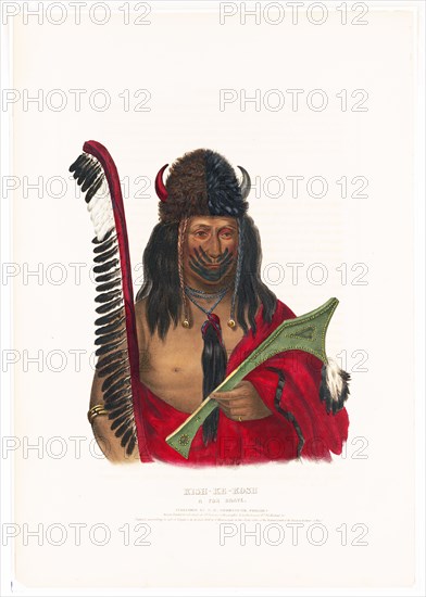 Kish-Ke-Kosh, a Fox brave ca. 1838