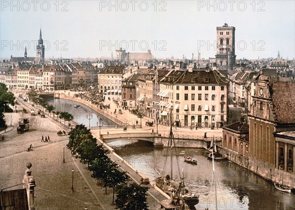 General view, Copenhagen, Denmark ca. 1890-1900