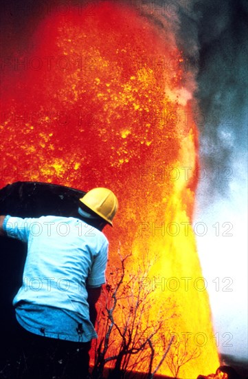 Mauna Ulu eruption of Kilauea Volcano December 30 1969