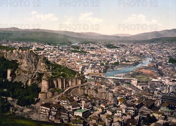 Town and fortress, Tiflis, Russia, (Tbilisi, Georgia) ca. 1890-1900