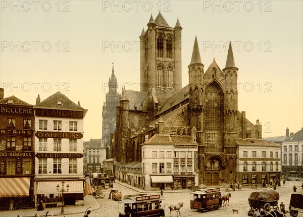 St. Nicolas Church, Ghent, Belgium ca. 1890-1900