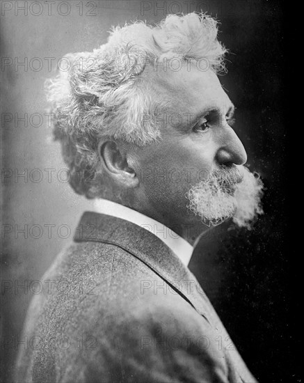 Hudson Maxim, profile portrait